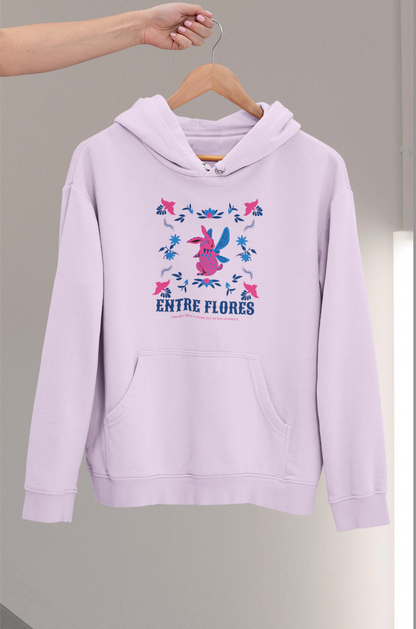 Unisex Hoodie Front and Back Flores