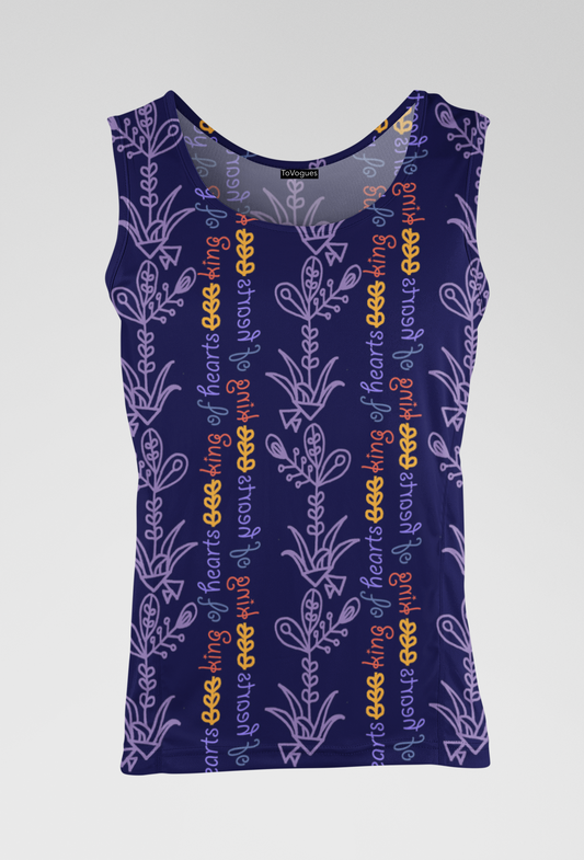 Mens Vest Violet