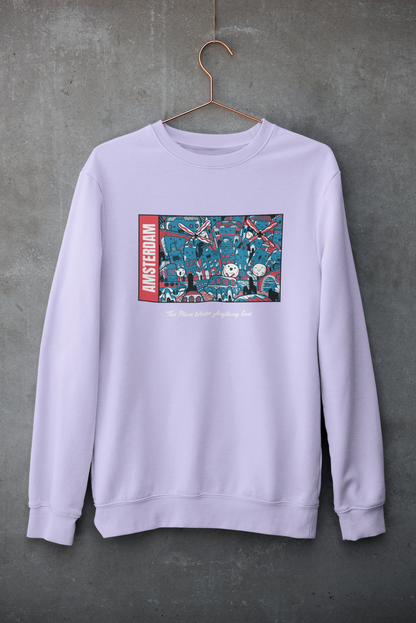 Unisex Sweatshirts Lavender-Pink