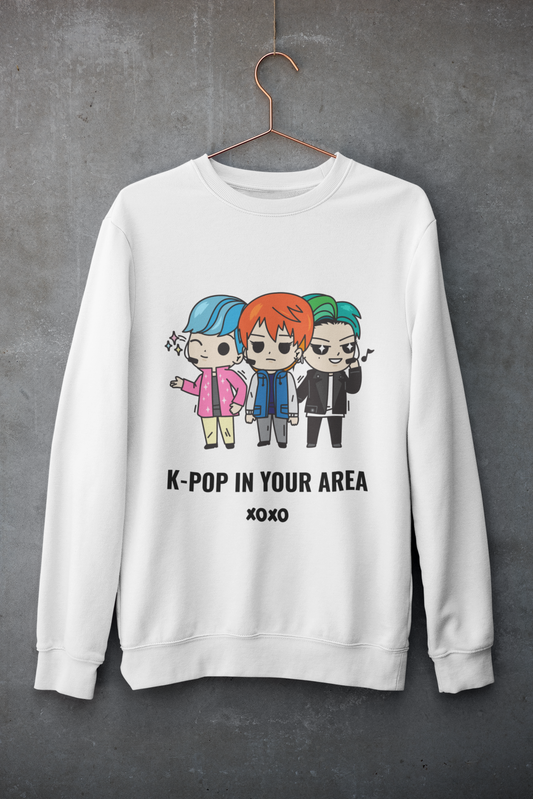 Unisex Sweatshirts front K-pop