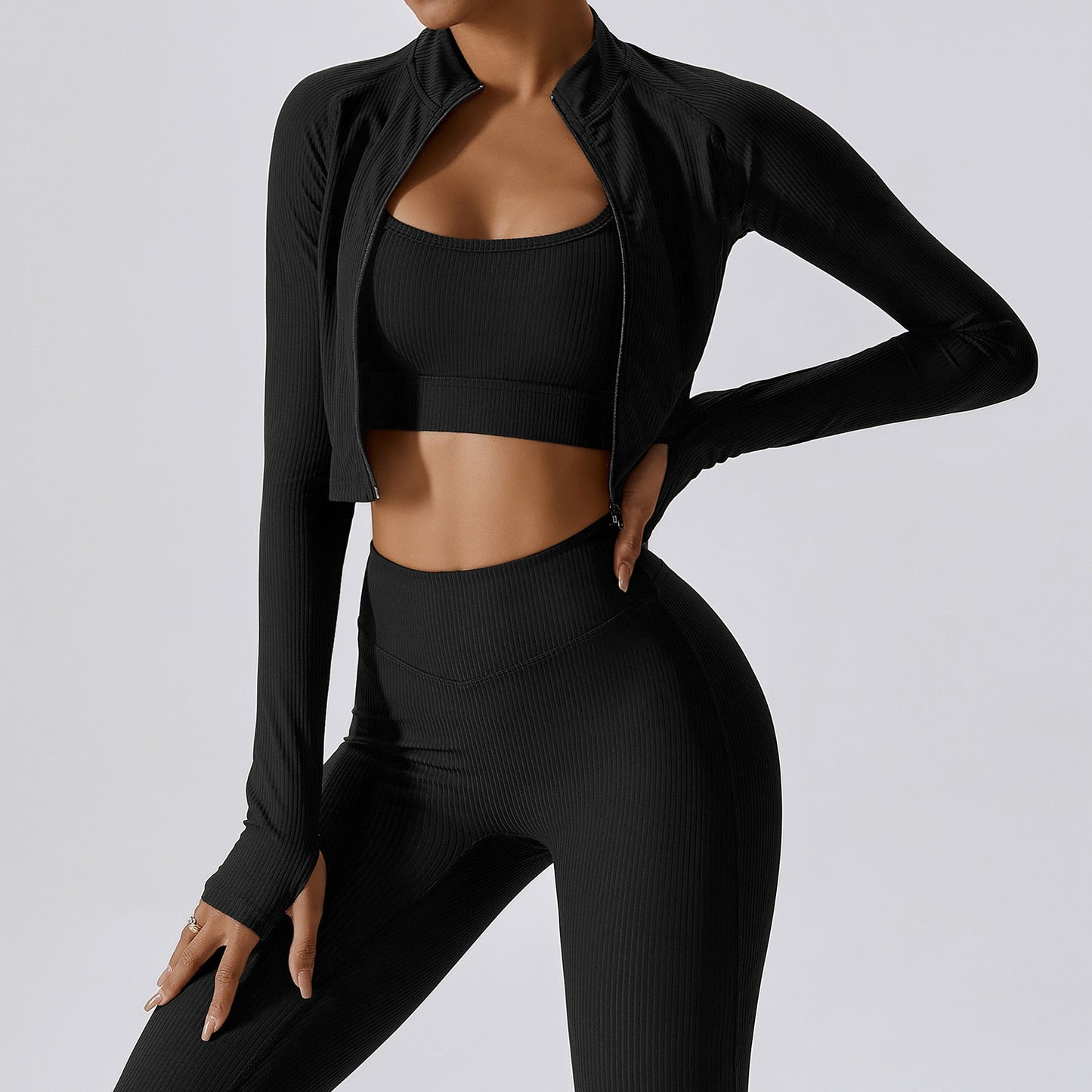 Coat Zipper Workout Clothes