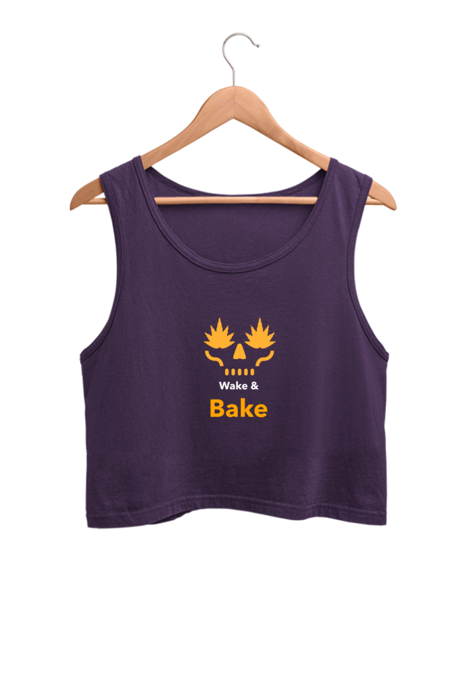 Women  Crop Tank Tops Greens