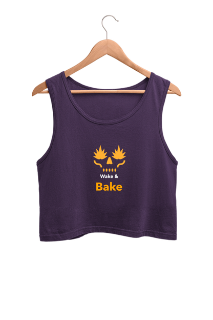 Women  Crop Tank Tops Greens