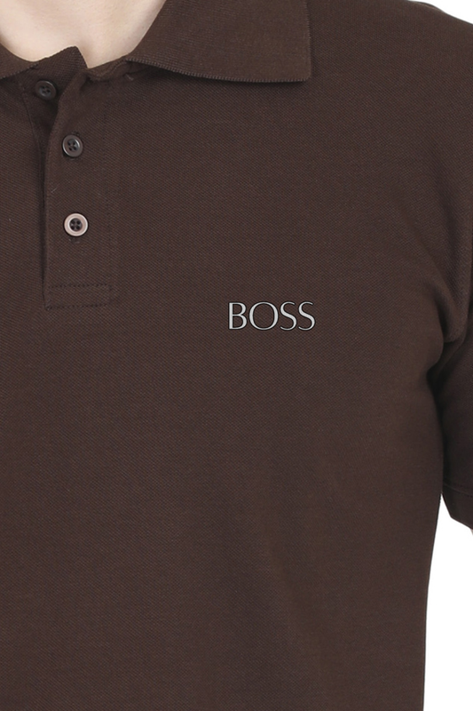 Polo T-shirts Boss Brown