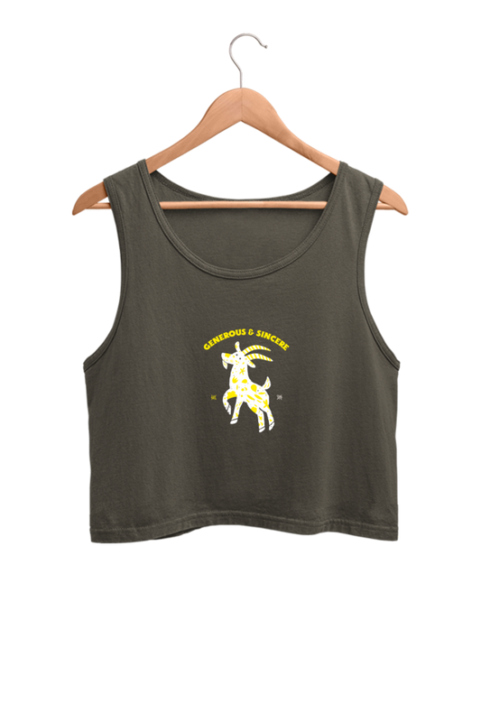 Women Crop Tank Render