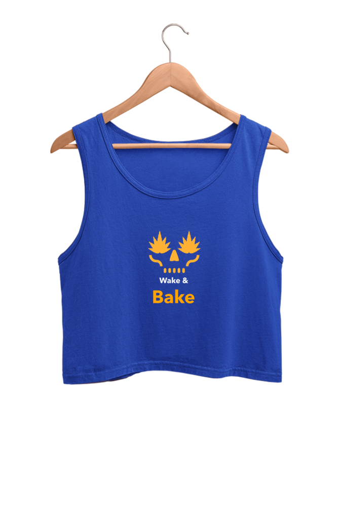 Women  Crop Tank Tops Greens